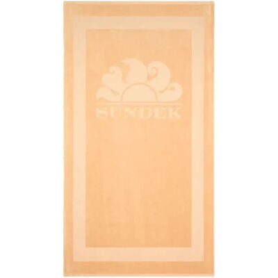 Sundek Asciugamano Jacquard Terry Logo And Frame Durian One Size Sundek Asciugamano Jacquard Terry Logo And Frame Durian One Size