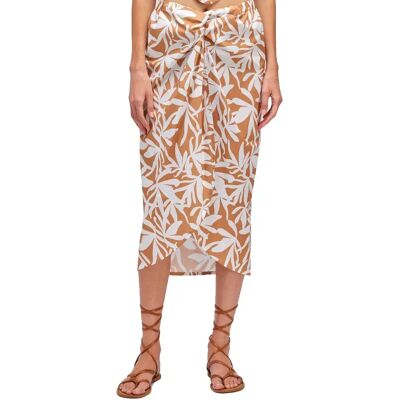 Sundek Pareo Long With Optic Flower Print Earth S Sundek Pareo Long With Optic Flower Print Earth S