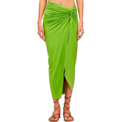 Sundek Pareo Pareo Skirt In Lycra Lime M Sundek Pareo Pareo Skirt In Lycra Lime M