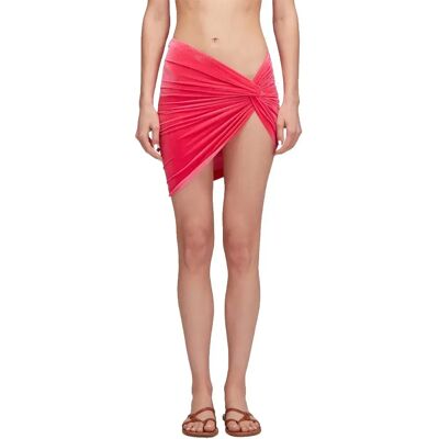Sundek Pareo Short In Light Velvet Pitaya S-M Sundek Pareo Short In Light Velvet Pitaya S-M