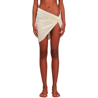 Sundek Pareo Short In Light Velvet Champagne S-M Sundek Pareo Short In Light Velvet Champagne S-M