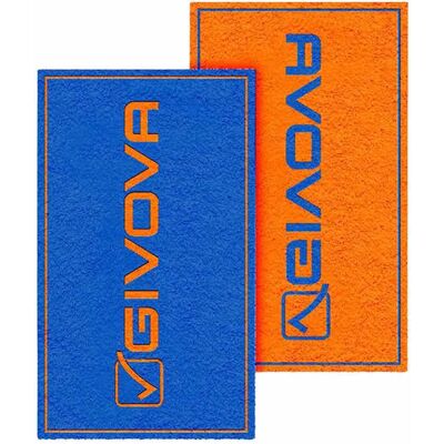 Givova Asciugamano Double Face 80x165 Cm Blue / Orange One Size Givova Asciugamano Double Face 80x165 Cm Blue / Orange One Size