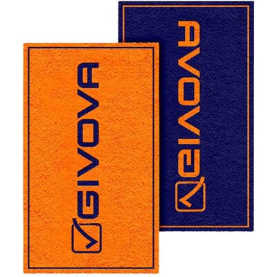 Givova Asciugamano Double Face 80x165 Cm Orange / Navy Blue One Size Givova Asciugamano Double Face 80x165 Cm Orange / Navy Blue One Size