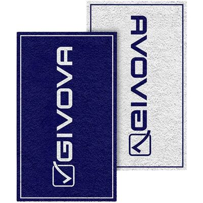 Givova Asciugamano Double Face 80x165 Cm Navy Blue / White One Size Givova Asciugamano Double Face 80x165 Cm Navy Blue / White One Size