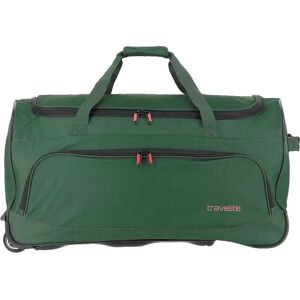 Travelite Borsa Da Viaggio Con Ruote Basics Fresh 89l Dark Green One Size Travelite Borsa Da Viaggio Con Ruote Basics Fresh 89l Dark Green One Size