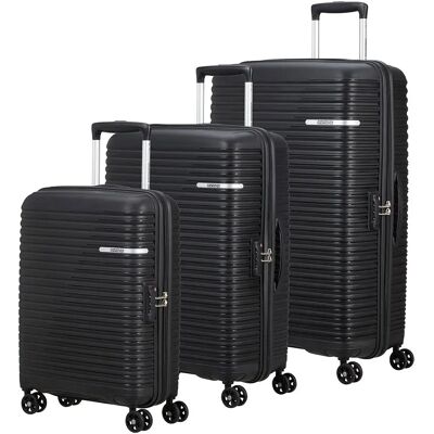 American Tourister Valigia A Rotelle Liftoff Spinner Tsa 33.5/70/95.5l 3 Unità Black One Size American Tourister Valigia A Rotelle Liftoff Spinner Tsa 33.5/70/95.5l 3 Unità Black One Size