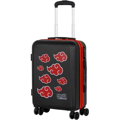 Karactermania Valigia Da Cabina Clouds Abs Ruote Naruto Black One Size Karactermania Valigia Da Cabina Clouds Abs Ruote Naruto Black One Size