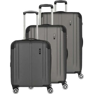 Travelite Valigia A Rotelle City w Lexpandable/mexpandable/s Anthracite One Size Travelite Valigia A Rotelle City w Lexpandable/mexpandable/s Anthracite One Size