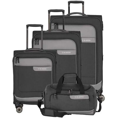 Travelite Valigia A Rotelle Viia w L Expandable/m Expandable/s Anthracite One Size Travelite Valigia A Rotelle Viia w L Expandable/m Expandable/s Anthracite One Size