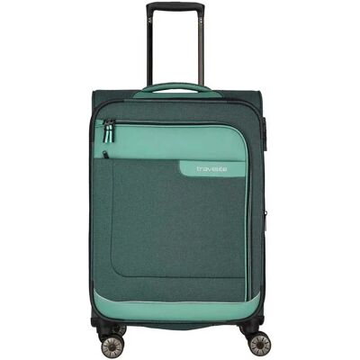 Travelite Valigia A Rotelle Viia 4w M 70/80l Green One Size Travelite Valigia A Rotelle Viia 4w M 70/80l Green One Size