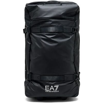 Ea7 Emporio Armani Valigia A Rotelle Train Big Travel Black Beauty One Size Ea7 Emporio Armani Valigia A Rotelle Train Big Travel Black Beauty One Size