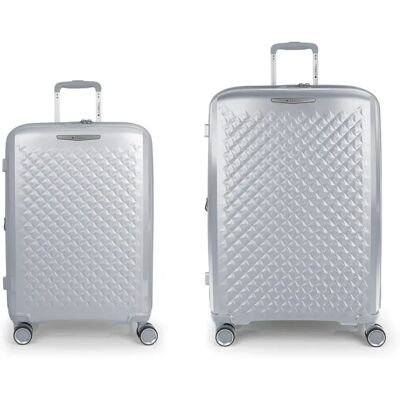 Gabol Valigia A Rotelle Queens Spinner Tsa Expandable 182.1l 2 Unità Silver One Size Gabol Valigia A Rotelle Queens Spinner Tsa Expandable 182.1l 2 Unità Silver One Size