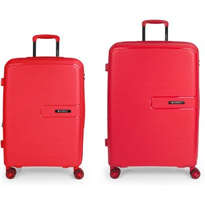 Gabol Valigia A Rotelle Steady Spinner Expandable 157l 2 Unità Red One Size Gabol Valigia A Rotelle Steady Spinner Expandable 157l 2 Unità Red One Size