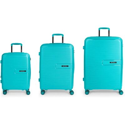 Gabol Valigia A Rotelle Steady Spinner Expandable 195l 3 Unità Turquoise One Size Gabol Valigia A Rotelle Steady Spinner Expandable 195l 3 Unità Turquoise One Size