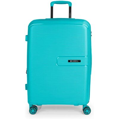 Gabol Valigia A Rotelle Steady Spinner Expandable 63.3/70.6l Turquoise One Size Gabol Valigia A Rotelle Steady Spinner Expandable 63.3/70.6l Turquoise One Size