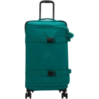 Kipling Valigia A Rotelle Spontaneous M 71l Outspoken Green One Size Kipling Valigia A Rotelle Spontaneous M 71l Outspoken Green One Size