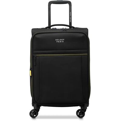 Delsey Valigia A Rotelle Brochant 3 Expandable 55cm 36l Jet Black One Size Delsey Valigia A Rotelle Brochant 3 Expandable 55cm 36l Jet Black One Size