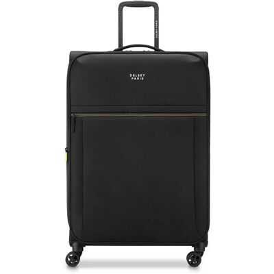 Delsey Valigia A Rotelle Brochant 3 Expandable 78cm 105l Jet Black One Size Delsey Valigia A Rotelle Brochant 3 Expandable 78cm 105l Jet Black One Size