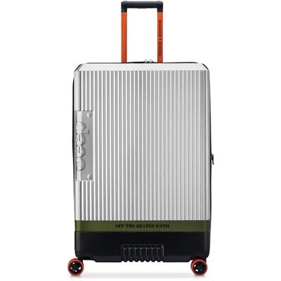 Delsey Valigia A Rotelle Jh001a Expandable 80 Cm 122l Silver One Size Delsey Valigia A Rotelle Jh001a Expandable 80 Cm 122l Silver One Size