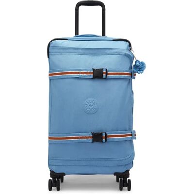 Kipling Valigia A Rotelle Spontaneous M 71l Vintage Blue One Size Kipling Valigia A Rotelle Spontaneous M 71l Vintage Blue One Size