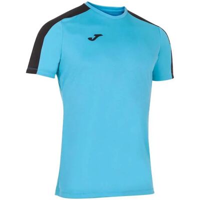 Joma Maglietta A Maniche Corte Academy Fluor Turquoise / Dark Navy 11-12 Anni Joma Maglietta A Maniche Corte Academy Fluor Turquoise / Dark Navy 11-12 Anni