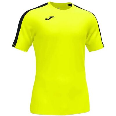 Joma Maglietta A Maniche Corte Academy Fluor Yellow / Black L Joma Maglietta A Maniche Corte Academy Fluor Yellow / Black L