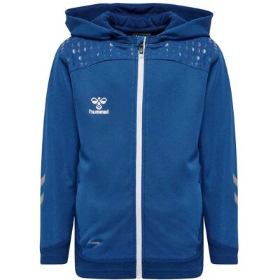 Hummel Unisex Felpa con Zip LEAD ZIP POLY HOODIE KIDS Hummel Unisex Felpa con Zip LEAD ZIP POLY HOODIE KIDS
