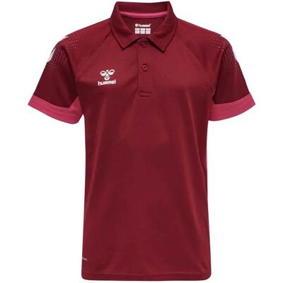 Hummel Polo Funzionale Bambini Unisex Lead - Rosso - 152 Hummel Polo Funzionale Bambini Unisex Lead - Rosso - 152
