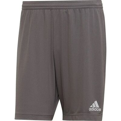 Adidas Pantaloni Corti Entrada 22 Team Grey Four L Adidas Pantaloni Corti Entrada 22 Team Grey Four L