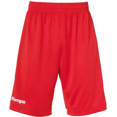 Kempa Pantaloni Corti Player Long Red / White S Kempa Pantaloni Corti Player Long Red / White S