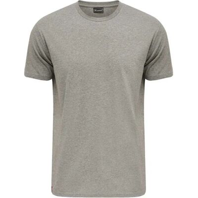 Hummel Maglietta A Maniche Corte Red Basic Grey Melange S Hummel Maglietta A Maniche Corte Red Basic Grey Melange S