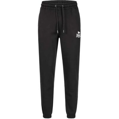 Lonsdale Pantaloni Da Tuta Saintfield Black / White L Lonsdale Pantaloni Da Tuta Saintfield Black / White L