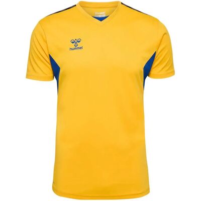 Hummel Maglietta A Maniche Corte Authentic Pl Sports Yellow / True Blue 2XL Hummel Maglietta A Maniche Corte Authentic Pl Sports Yellow / True Blue 2XL
