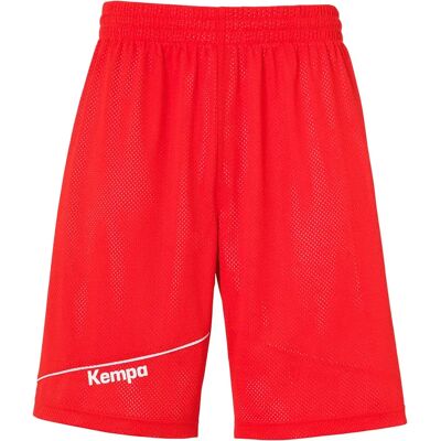 Kempa Pantaloni Corti Player Reversible Red / White 116 cm Kempa Pantaloni Corti Player Reversible Red / White 116 cm