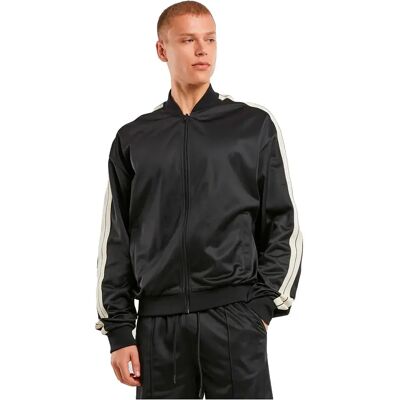 Urban Classics Giacca Da Tuta Tennis Black 2XL Urban Classics Giacca Da Tuta Tennis Black 2XL