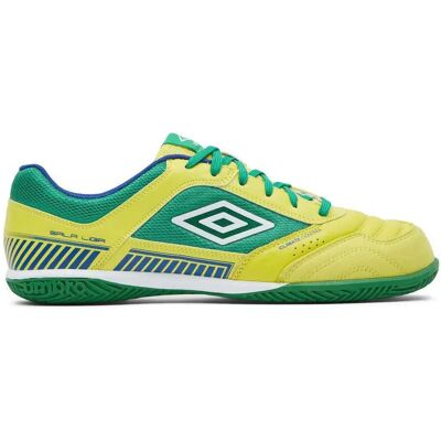 Umbro Scarpe Da Futsal Sala Ii Pro In Golden Kiwi / White / Fern Green / Deep Surf EU 41 Umbro Scarpe Da Futsal Sala Ii Pro In Golden Kiwi / White / Fern Green / Deep Surf EU 41