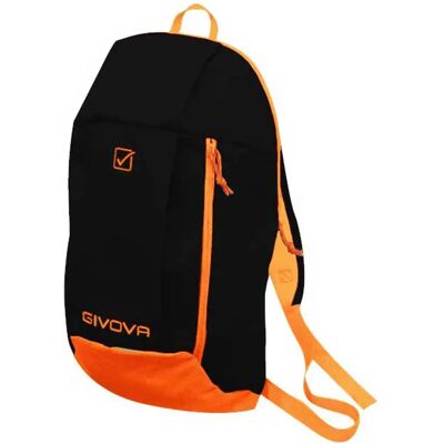 Givova Zaino Capo 14l Black / Fluor Orange One Size Givova Zaino Capo 14l Black / Fluor Orange One Size