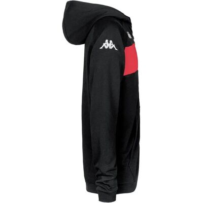Kappa Felpa Con Zip Dacciozi Black / Red 6 Anni Kappa Felpa Con Zip Dacciozi Black / Red 6 Anni