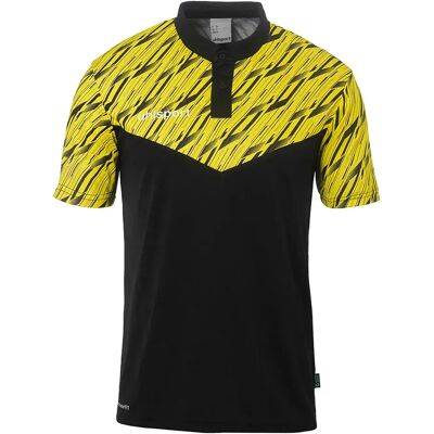 Uhlsport Polo A Maniche Corte Progressive 28 Black / Lime Yellow 5XL Uhlsport Polo A Maniche Corte Progressive 28 Black / Lime Yellow 5XL