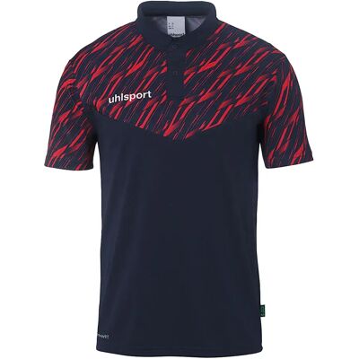 Uhlsport Polo A Maniche Corte Progressive 28 Navy Blue / Red 5XL Uhlsport Polo A Maniche Corte Progressive 28 Navy Blue / Red 5XL