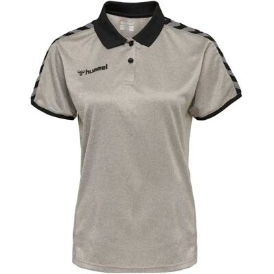 Hummel Polo A Maniche Corte Authentic Functional Grey Melange M Hummel Polo A Maniche Corte Authentic Functional Grey Melange M