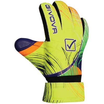 Givova Guanti Da Portiere New Brilliant Fluo Yellow / Royal 11 Givova Guanti Da Portiere New Brilliant Fluo Yellow / Royal 11