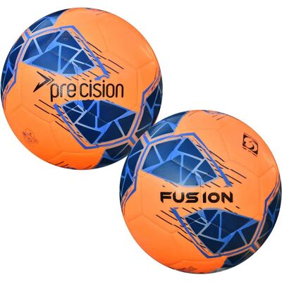 Precision Pallone Da Calcio Fusion Fifa® Basic Training Fluo Orange / Blue / Royal / Grey 3 Precision Pallone Da Calcio Fusion Fifa® Basic Training Fluo Orange / Blue / Royal / Grey 3