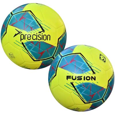 Precision Pallone Da Calcio Fusion Fifa® Basic Training Fluo Yellow / Teal / Cyan / Red 4 Precision Pallone Da Calcio Fusion Fifa® Basic Training Fluo Yellow / Teal / Cyan / Red 4