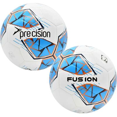 Precision Pallone Da Calcio Fusion Fifa® Basic Training White / Cyan / Orange / Grey 4 Precision Pallone Da Calcio Fusion Fifa® Basic Training White / Cyan / Orange / Grey 4