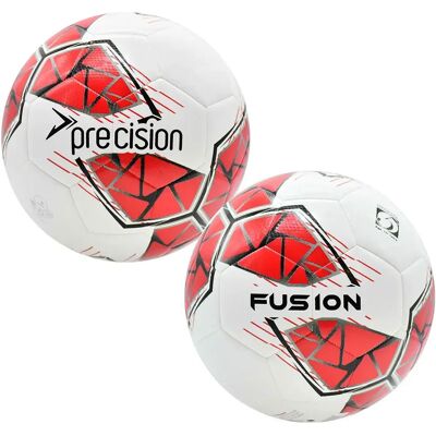 Precision Pallone Da Calcio Fusion Fifa® Basic Training White / Red / Grey / Black 4 Precision Pallone Da Calcio Fusion Fifa® Basic Training White / Red / Grey / Black 4