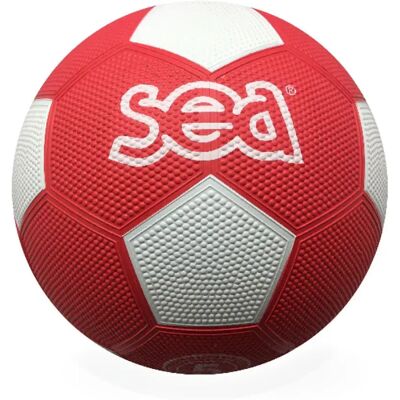 Sea Pallone Da Calcio In Gomma Red 5 Sea Pallone Da Calcio In Gomma Red 5
