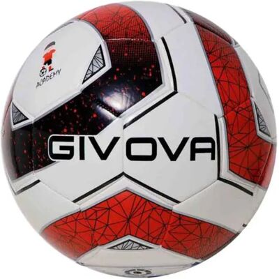 Givova Pallone Da Calcio Academy School Black / Red 5 Givova Pallone Da Calcio Academy School Black / Red 5