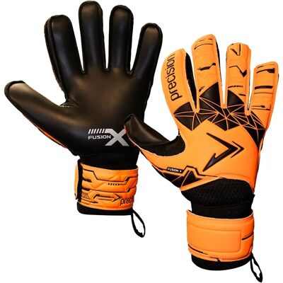 Precision Guanti Da Portiere Junior Fusion X Essential Fluo Orange/Black 4 Precision Guanti Da Portiere Junior Fusion X Essential Fluo Orange/Black 4