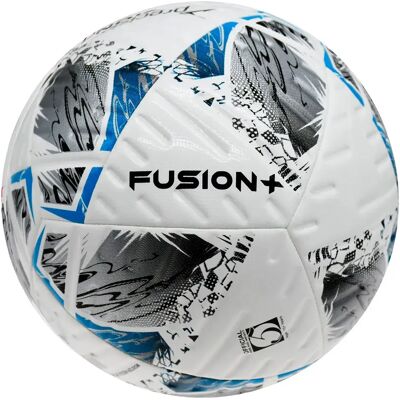 Precision Pallone Da Calcio Fusion+ Fifa® Basic White/Silver/Cyan/Black 3 Precision Pallone Da Calcio Fusion+ Fifa® Basic White/Silver/Cyan/Black 3